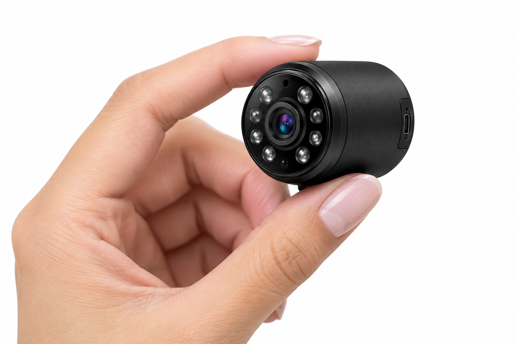 Mini Caméra de Surveillance 1080P WiFi – Vision Nocturne et Détection de Mouvement