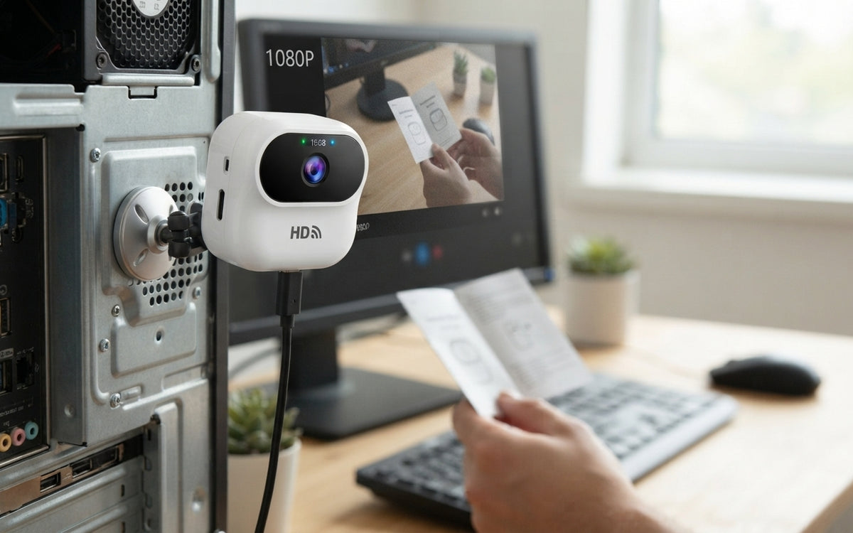 Mini Caméra de Surveillance Ourlife A800 1080P WiFi – Suivi de Mouvement et Vision Intelligente