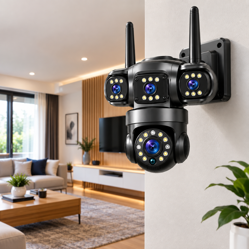 Caméra de surveillance WiFi 20MP 10K