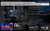 Caméra de Surveillance Extérieure 5MP Bullet PoE – WiFi