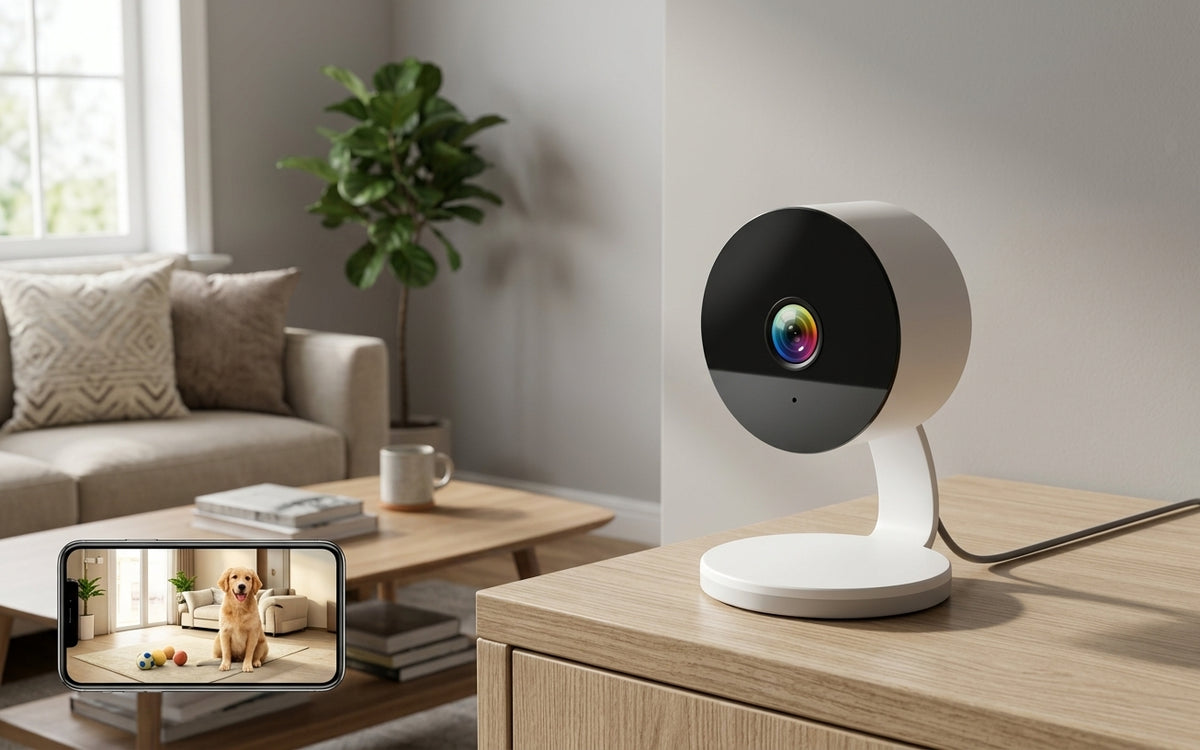 Caméra Intérieure 4MP WiFi Tuya – Détection de Mouvement, Audio & Vision Nocturne