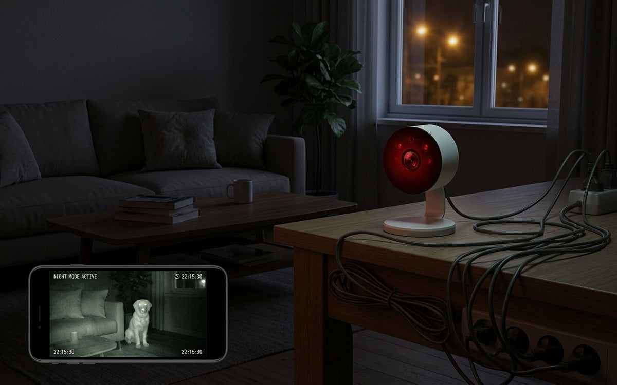 Caméra Intérieure 4MP WiFi Tuya – Détection de Mouvement, Audio & Vision Nocturne
